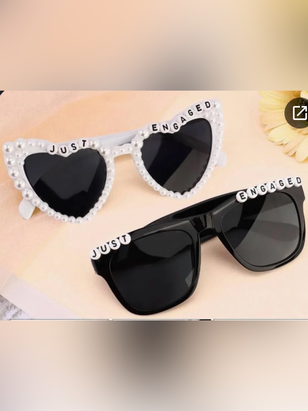 'Just Engaged' Sunglasses